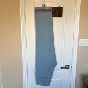 Massimo Dutti Men's Sky Blue Chinos